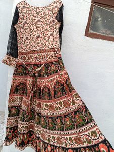 Beautiful Jaipuri Print Anarkali Kurta(Fixed Rate)
