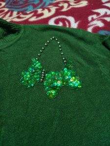 Beautiful Green Turtle Neck Sweater