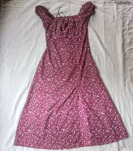 Floral Print Midi Dress