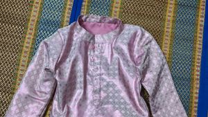 Pink Traditional Kurta With Pant