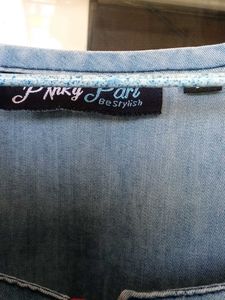 Denim Kurta In Good Condition  .