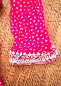 Pink Embroidered anarkali