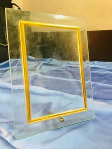 Glass Table Top Photo Frame