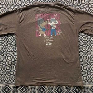 Oversized Back print T-SHIRT