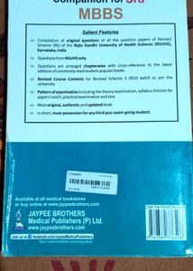 Companion For 3rd Mbbs, By Singi Yatiraj, 13th Ed