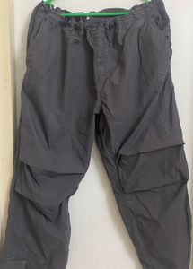 Gray Parachute Pants