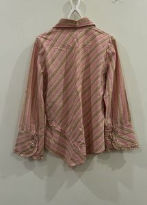 Neck And Sleeve Detailed Shirt