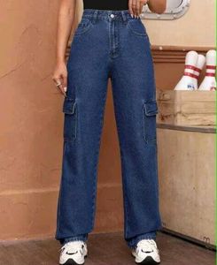 New 6 Pocket Denim Loose Jeans For Women