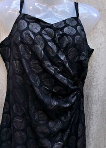 I. Black Polka Dot Dress