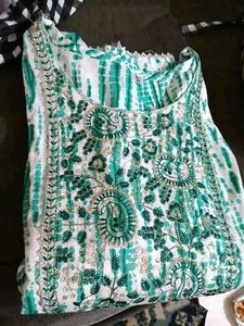 Elegant Tie-Dye Print Kurta