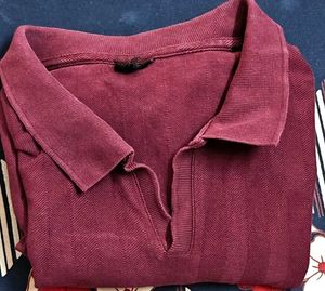 Burgundy Polo Shirt 38size