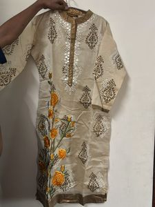 Elegant Embroidered Kurta