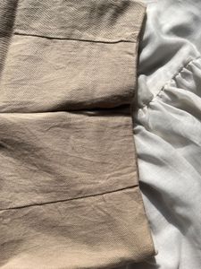 Beige Cropped Pants