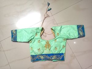 Pista Green &amp; Blue Lehenga Choli💙