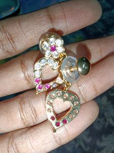 Heart Dangle Earrings