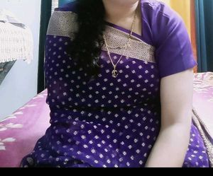 Purple Chiffon Banarasi Saree