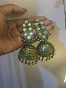 Beautiful 😍 Oxidized Earings Jumkas