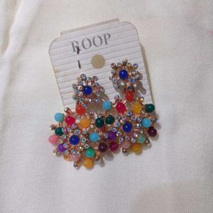Rainbow Colour Earings