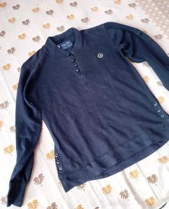 Navy Blue Long Sleeve Shirt
