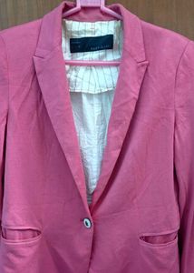 ZARA Basic Pink Blazer