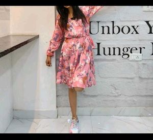 Sale!! Korean Floral Wrap Dress