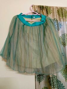 Shining Green Skirt