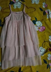 Cute Pink Layered Dress