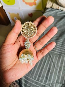 Meenakari Pearl Earrings