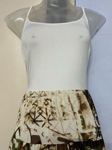 Pintrest Korean Tiered New York Print One Piece
