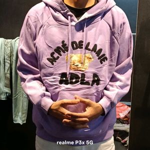Purple Graphic Hoodie