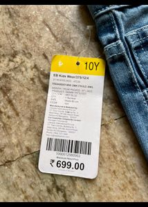 Denim Straight Leg Jeans