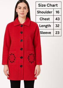 Red Floral Coat