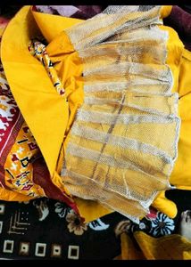 one time used cancan attached lehenga