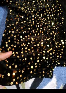 Black,Golden Party Jacket