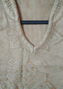 V Neck Woollen Kurta For Women