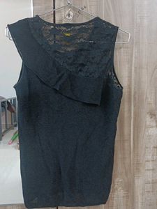 Black Lace Tank Top