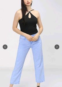 Chic Black Halter Top