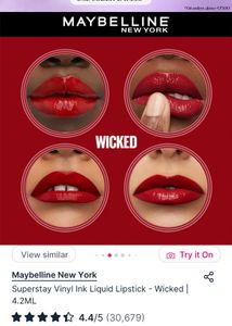 Maybelline Vinyl Ink Lipsticks