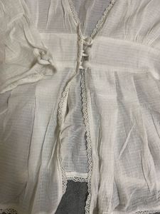 White Lace Top And Hnm Skirt Set