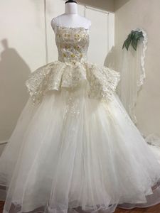Luxury sparkle bridal gown