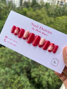 Red Nail Dairies Press-On Nails