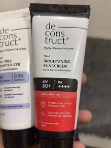 combo of sunscreen and moisturizer 🥹