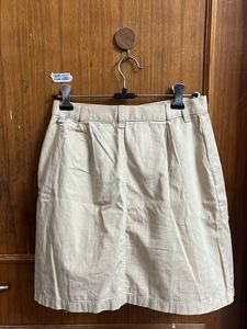 Khakhi Beige Mini Skirt