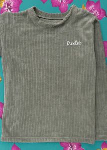 Cozy Olive Green Long Sleeve Top