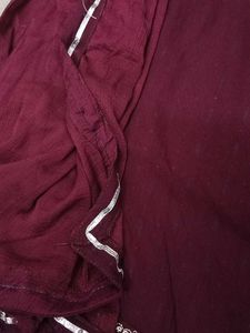 L-XL KURTI PLAZO SET WITH DUPATTA