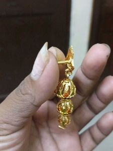 Golden Jhumka Earrings