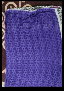 Purple Printed Saree