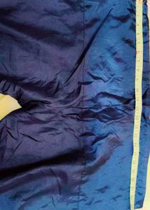 Yellow And Navy Blue Kurth Set