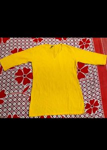 Yellow Short Kurta💛