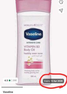 Vaseline Vitamin B3 Body Oil